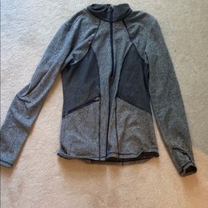 Athleta Grey Tight Sweatshirt